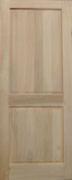 Two Panel Hardwood engineered | Meranti Wood | Lighter colour photo | DoorsDirect Online Store