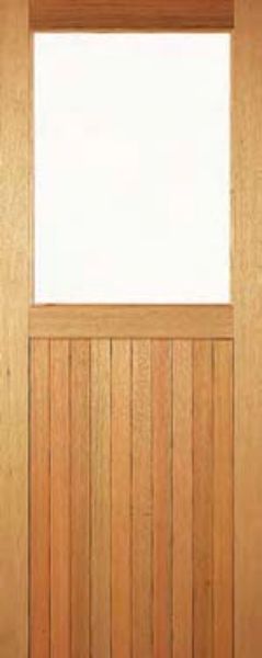 Wooden Door With Glass Pane Product Photo | Image 2 | Exterior Doors