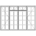 Picture of ND522F Small Pane 2161W X 1490H
