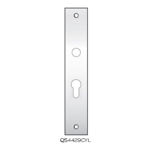 Rectangular Plate Euro | Product Image Of Steel Plates | Doors Direct