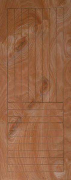Picture of the M.D. Gaboon Horizon Internal Door 813 mm wide x 2032 mm high with staining but without hardware