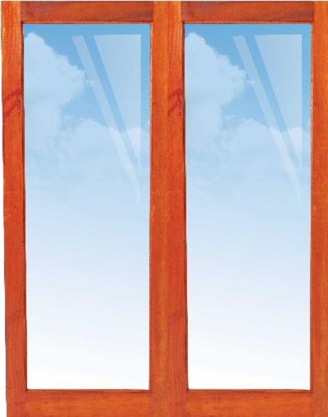 Picture of the Pair Full Pane Patio Doors 1613 mm x 2032 mm (No Rail)
