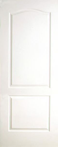 Picture of the Cape Dutch Deep Moulded 762 mm x 2032 mm Interior Door lit from the right side 