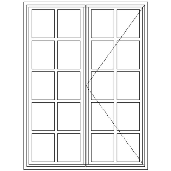Picture of WD52 Small Pane 1060W X 1460H