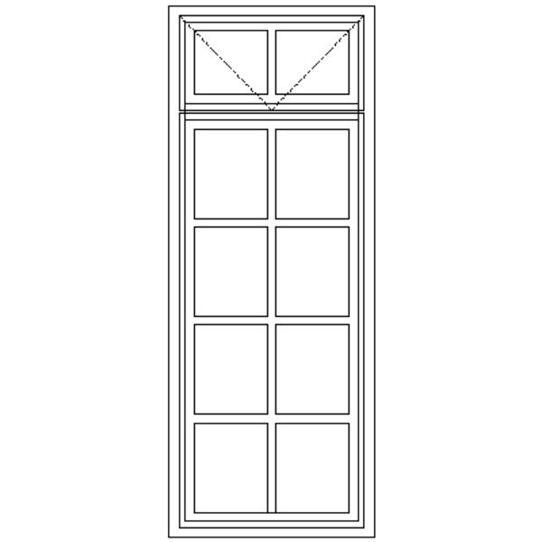 Picture of BD55F Small Pane 574W X 1490H