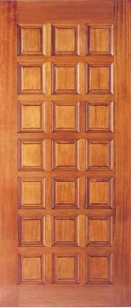 21 Panel Meranti Door Photo | Varnished Wooden Door | Shop Online with Doors Direct