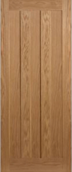 Three Panel Meranti Door | Product Photo | Shop online at Doors Direct