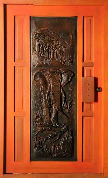 Picture of Elephant Pivot Door Pre-Hung 1200 X 2032