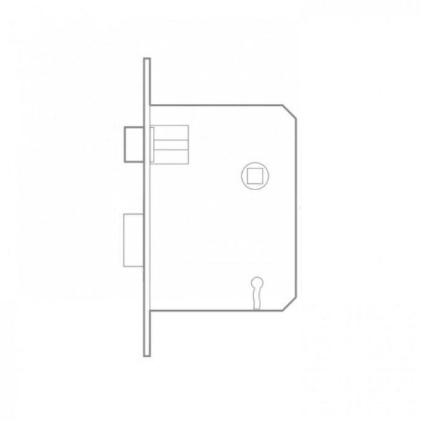 Picture of QS5757A Stainless steel 3 lever lock latch & deadbolt