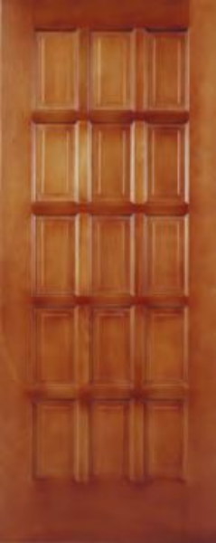 15 Panel | Exterior Doors | Varnished Door Photo | Shop online with Doors Direct
