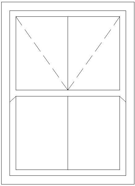 Picture of 1200W X 1500H Victorian Mock Sash Window