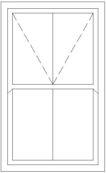 Picture of 1200W X 1800H Victorian Mock Sash Window