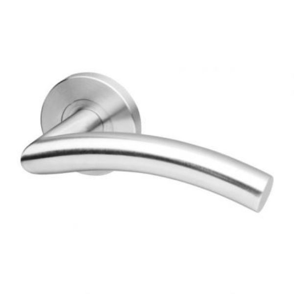 Image of UMEA 19mm lever handles | Satin Finish | Shop Online | Doorsdirect