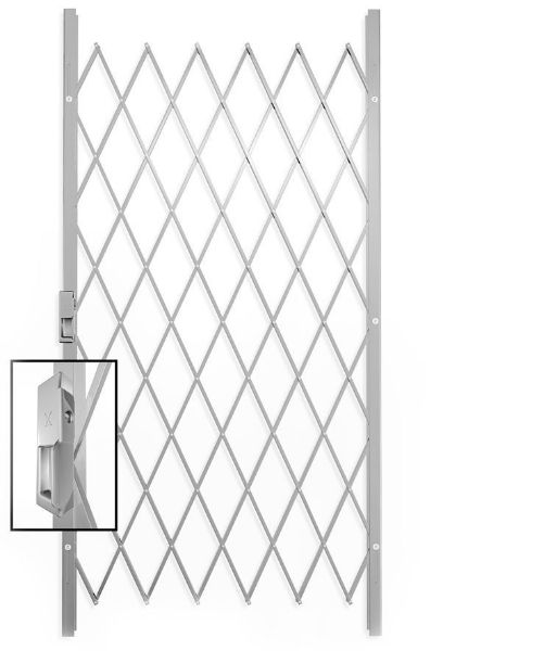 Picture of Saftidor B Slamlock Security Gate - 1000mm x 2000mm White