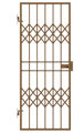 Picture of Trellis Bronze Lockable Security Gate 770mm x 1950mm