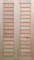 Picture of Pair of Horizontal Slatted Doors 1210W x 2032H