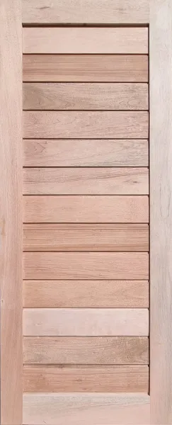 Picture of Horizontal Slatted Meranti Door 22mm 813 X 2032