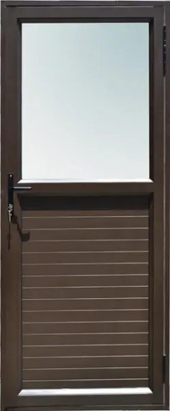 Picture of Glass Top Aluminium Panel Door 900 X 2100