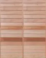 Picture of Pair 1613 Semi Solid Horizontal Slatted Meranti Doors