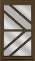 Picture of Kenzo Aluminium Diagonal Mirror Pivot Door 1200 X 2100