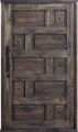 Picture of Ebony Brick Pivot Door Pre Hung 1200W X 2032
