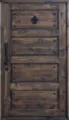 Picture of Ebony Vintage Pivot Door Pre Hung 1200W X 2032